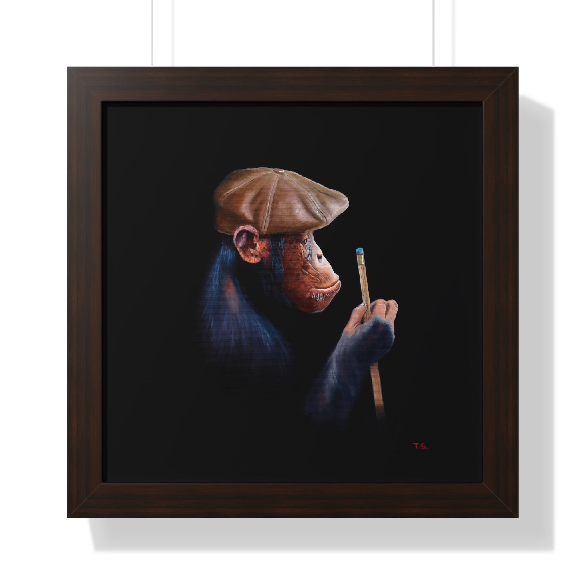 16&Prime; x 16&Prime;/Walnut