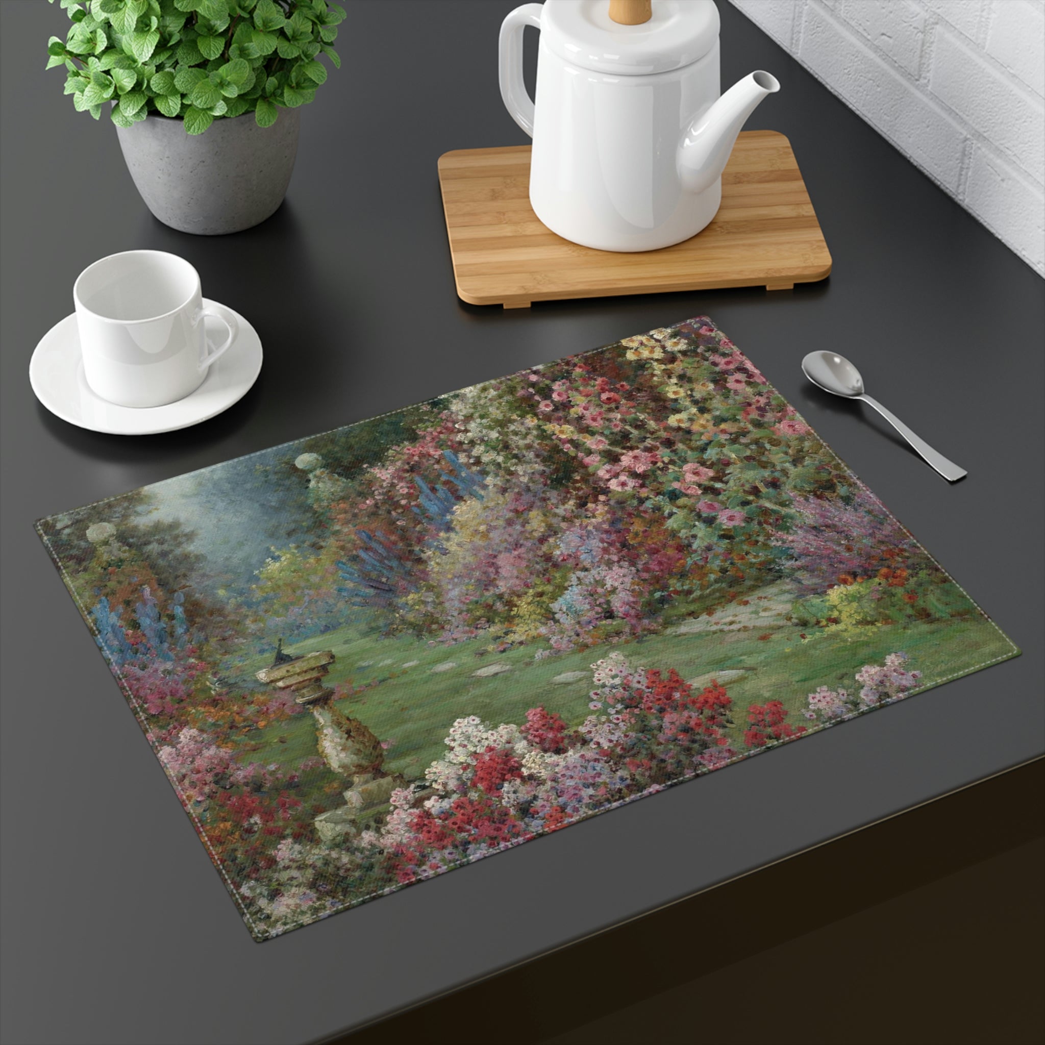 Alfred de Breanski, Jr.: "The Herbaceous Border" - Placemat, 1pc