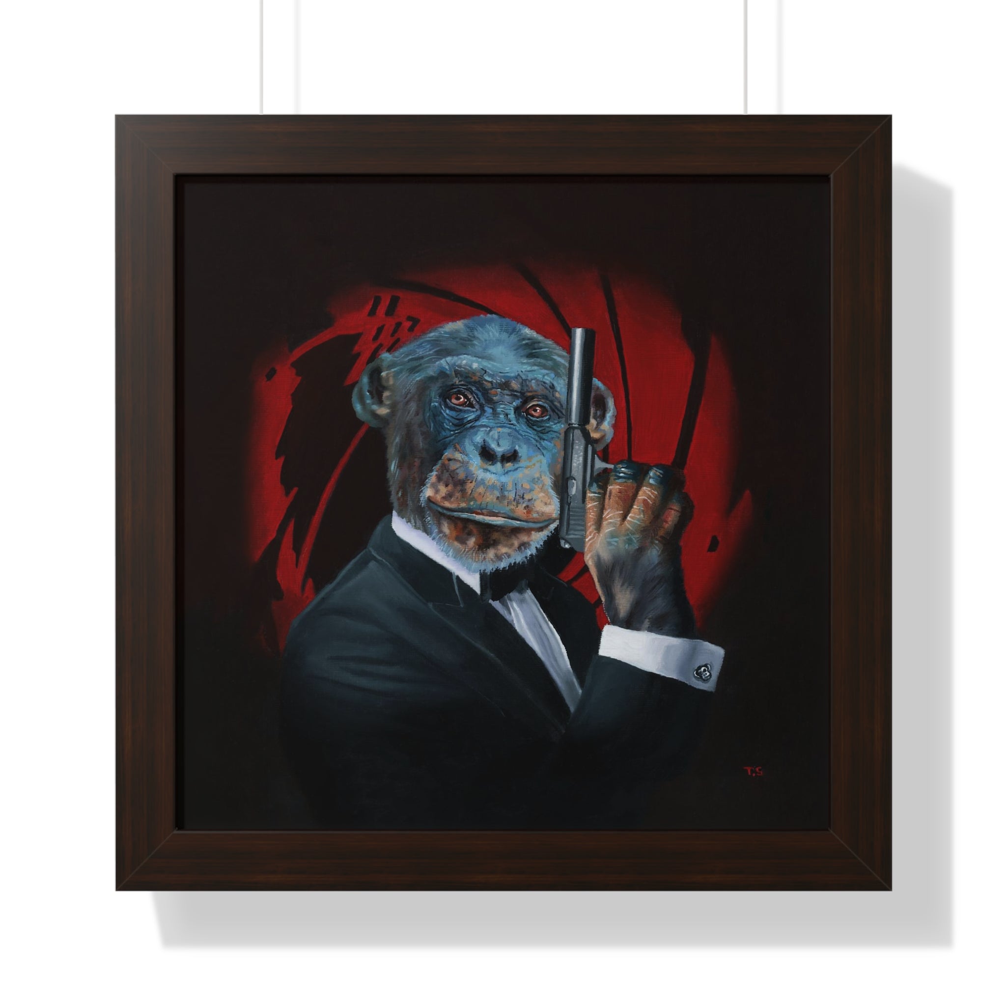 16&Prime; x 16&Prime;/Walnut
